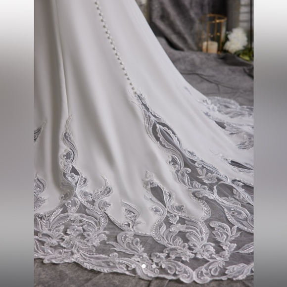 Audrina Halter Crepe Bridal
Dress | Maggie Sottero - Picture 4 of 16